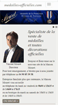 Mobile Screenshot of medailles-officielles.com